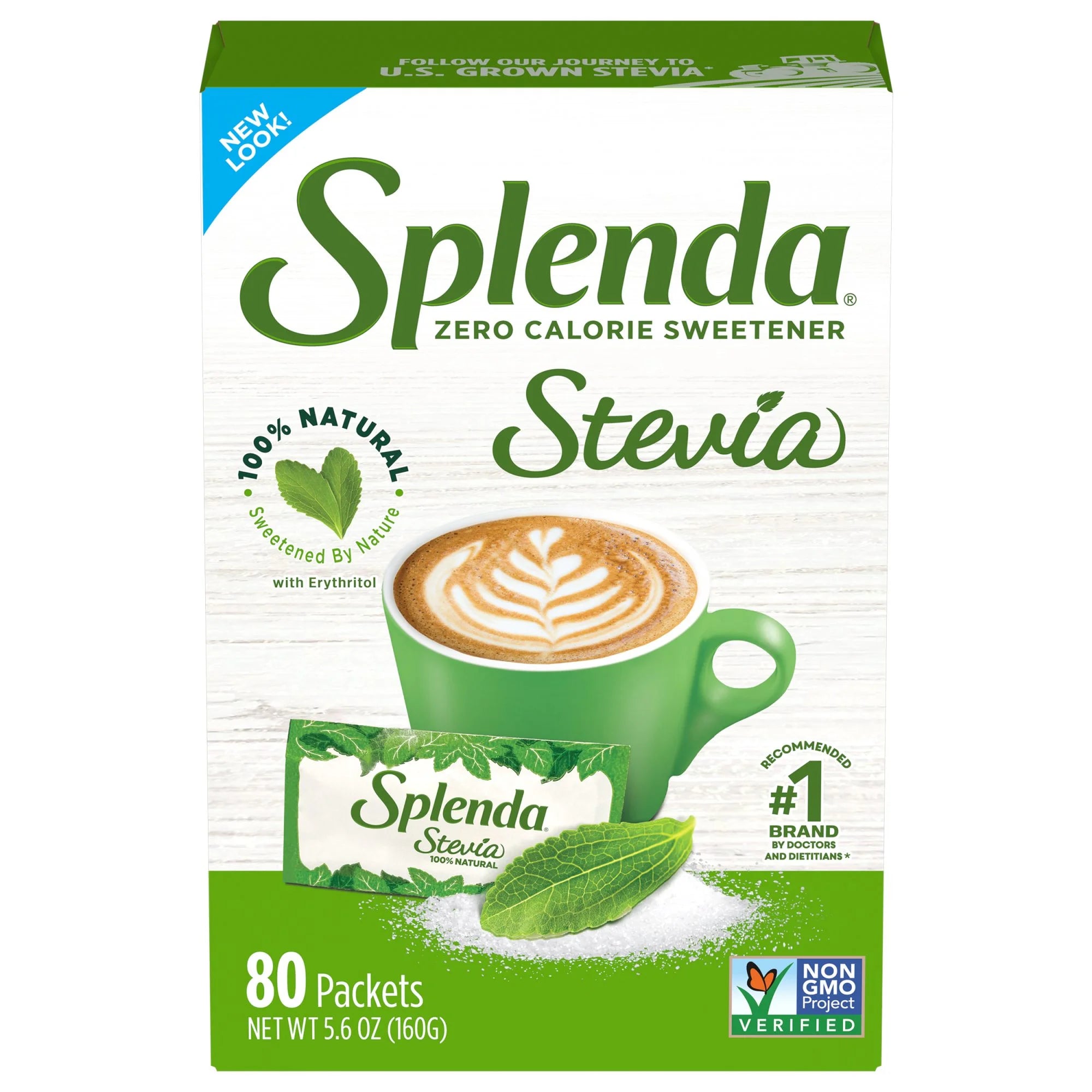 Splenda® Stevia Sweetener Packets (80ct)